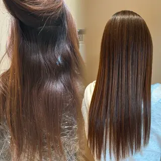 ロング 中島愛佳🐥⸒⸒ 縮毛矯正/艶髪カラーのヘアスタイル