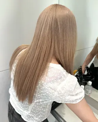 ロング カラー ピンクカラー美容師 新宿美容室🎀のヘアスタイル