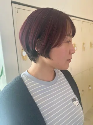 ショート 間水 和樹のヘアスタイル