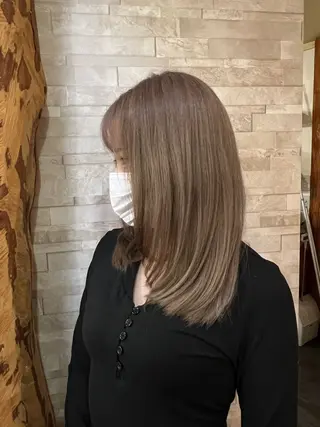 セミロング 名取 純平のヘアスタイル