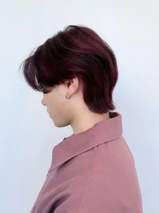 メンズ 🌿透き通るツヤ髪× 縮毛矯正✂︎戸祭　伶のヘアスタイル