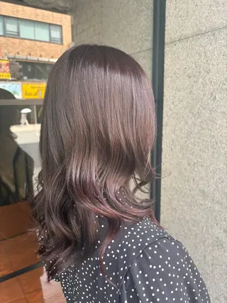 セミロング カラー ヘアアレンジ 英 このみのヘアスタイル