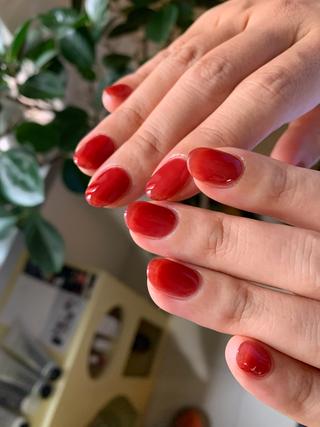 ネイル なんば堀江♦美爪ケア ニュアンス✻Kaphのネイルデザイン