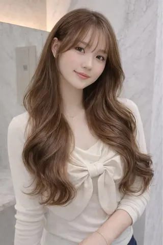 ロング カラー レイヤーダブルカラー KYONのヘアスタイル