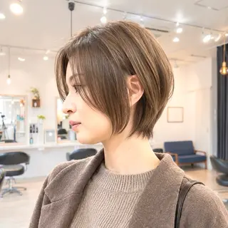ショート カラー 🌟ショート× 似合わせ🌟ナオヤのヘアスタイル
