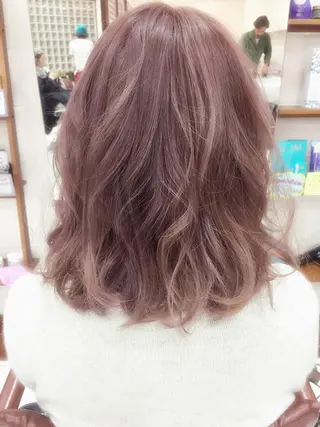 ショート ミディアム セミロング ロング カラー パーマ ヘアアレンジ 神山 昌子のヘアスタイル
