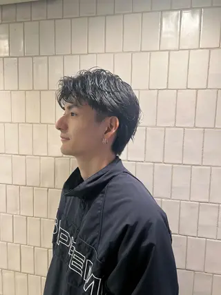 ショート メンズ PERCUT HYUGAのヘアスタイル