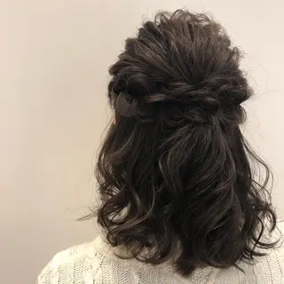 セミロング パーマ ヘアアレンジ アイブロウ 🍋黒瀬梨央の眉毛・アイブロウイメージ