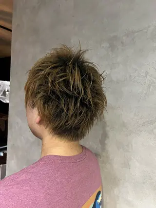 メンズ 天王町×韓国レイヤー 髪質改善 佐藤友茉のヘアスタイル