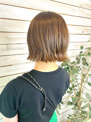 ミディアム ボブ指名多数◎ 田中夕子のヘアスタイル