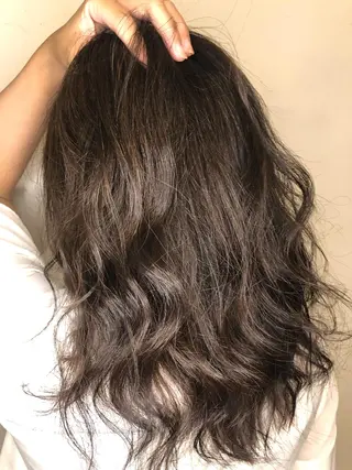 ミディアム カラー 刀根 亮馬のヘアスタイル