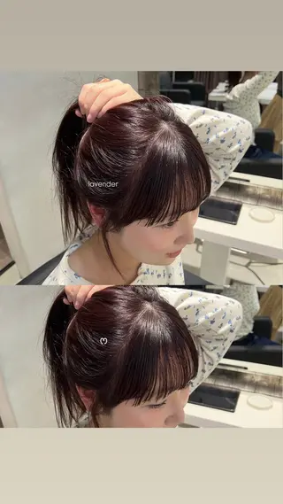 ロング beleef mel meiのヘアスタイル