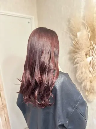 ロング カラー 西安 優香のヘアスタイル