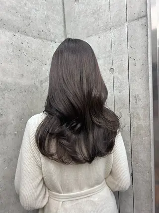 セミロング ANJU/上品カラー /似合わせカラー💖のヘアスタイル