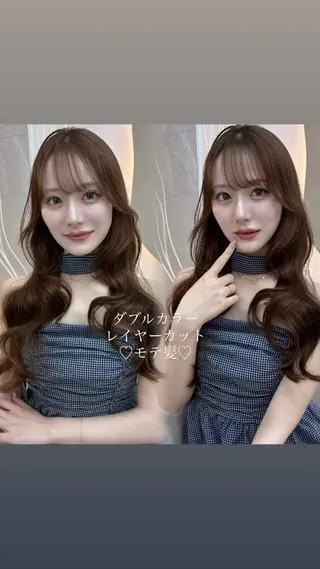 セミロング ️🫧中島遼香🫧 Ess🪽髪質改善のヘアスタイル