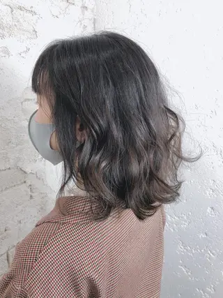 ミディアム カラー ️韓国ヘア/レイヤー カット❤️Yūkaのヘアスタイル