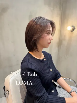 ミディアム LOMA🇰🇷 銀座クボタのヘアスタイル