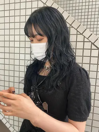ロング 🐩透明感ミルクティ ーピンクニイナ🐩のヘアスタイル