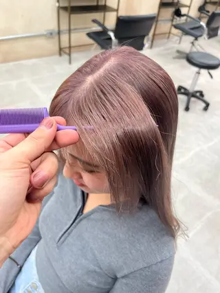 ロング ハイトーン/メンズ パーマ👾ますのヘアスタイル