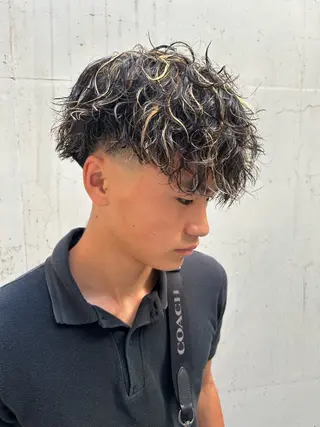 ショート パーマ メンズ 【pia】 syuuのヘアスタイル