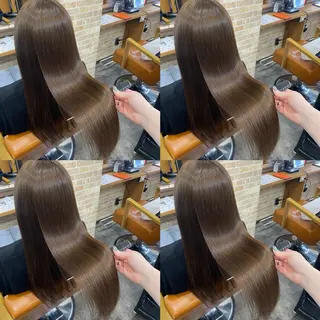 ロング エクステ×髪質改善× 𝑺𝑬𝑵𝑹𝑰のヘアスタイル