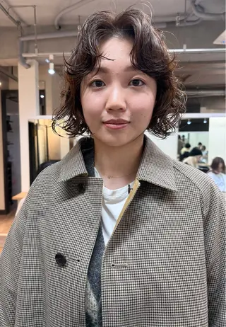 ショート パーマ 坂本 裕介のヘアスタイル