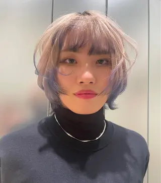 ショート カラー Koharu 髪質改善カラーのヘアスタイル