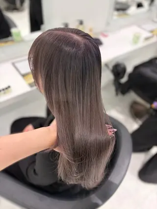 ロング カラー ヘアアレンジ 💓色落ちまで綺麗な 垢抜けカラー💓のヘアスタイル
