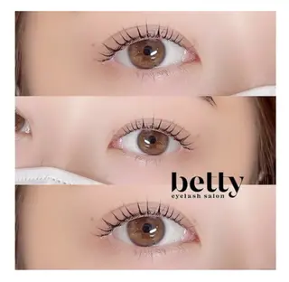 マツエク・マツパ betty Hiyoriのマツエク・マツパデザイン