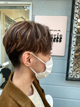 ショート メンズ 髪質改善QOLU 石川のヘアスタイル