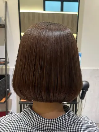 ショート カラー 髪質改善・ショートレ イヤーボブ🧡関玲子のヘアスタイル