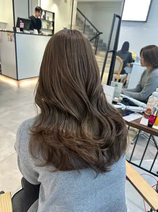 ロング カラー 韓国ヘアメンズ・レデ ィース特化ミクのヘアスタイル