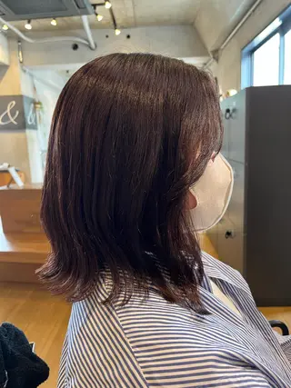 カラー 🩷ྀི暖色カラー 🫧ྀིススマゴチヨのヘアスタイル