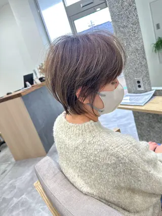 ショート カラー 近鉄奈良ショートヘア 清水力也のヘアスタイル