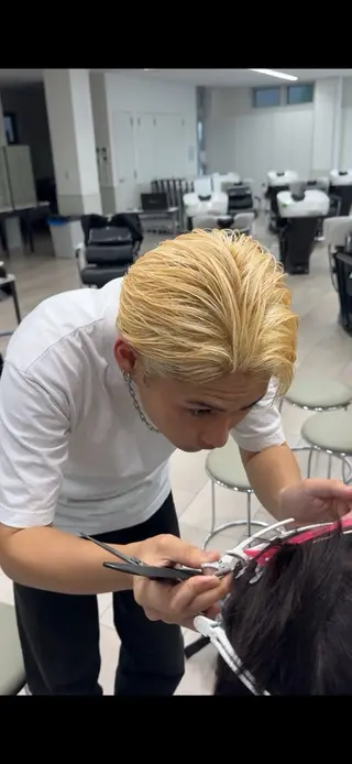 ショート カラー メンズ 博多メンズパーマ特化 ベップハルキのヘアスタイル