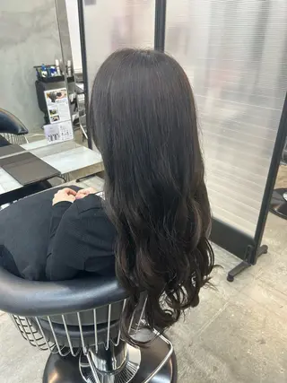 ロング カラー 鈴木 杏奈のヘアスタイル
