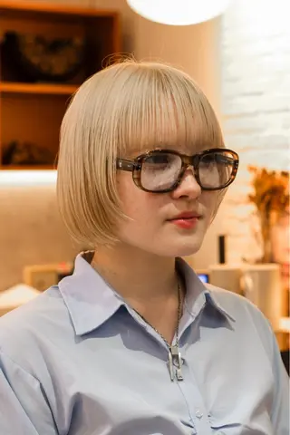ショート アライ ナタカのヘアスタイル