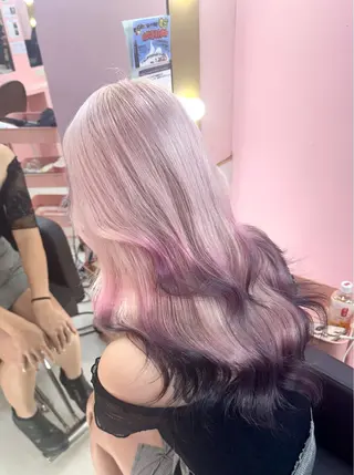 ロング カラー 地雷系  ピンク 🩷MOKAのヘアスタイル