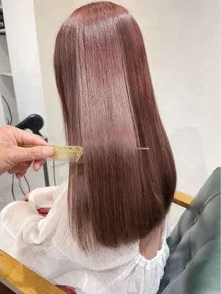 ロング カラー ダブルカラーが得意 髙木千惺/大須のヘアスタイル