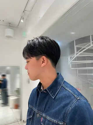 ショート メンズ ブリ—チ🎨パ—マ 🌿表参道ちえ🌿のヘアスタイル