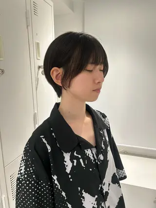 ショート 海外レイヤー /NAGISAのヘアスタイル