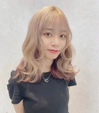カラー 髪質改善カラー /レイヤーカットのヘアスタイル