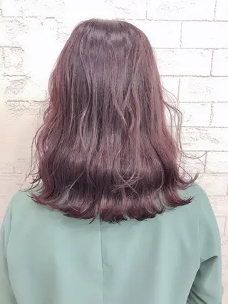 ミディアム カラー ️韓国ヘア/レイヤー カット❤️Yūkaのヘアスタイル
