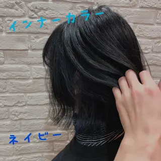 ミディアム 反橋 聖のヘアスタイル