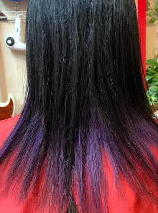 セミロング カラー タカダ ユウキのヘアスタイル