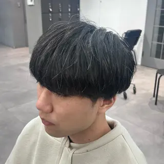 メンズ 🪶フェザーパーマ& 縦落ちパーマ/かずまのヘアスタイル