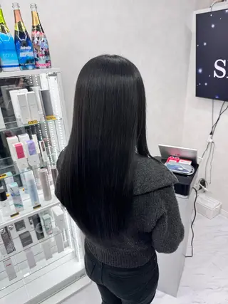 ロング カラー ブリーチ/エクステ モデル募集中🖤のヘアスタイル