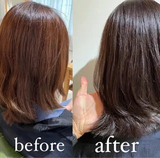 ミディアム カラー 過去一の柔髪ヘア 🌿einshairのヘアスタイル