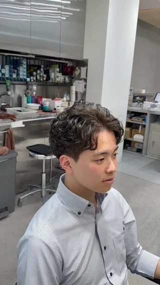 ショート パーマ メンズ fifth｜メンズ パーマ・フェード村田のヘアスタイル