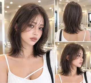 ミディアム カラー 金子 直樹のヘアスタイル